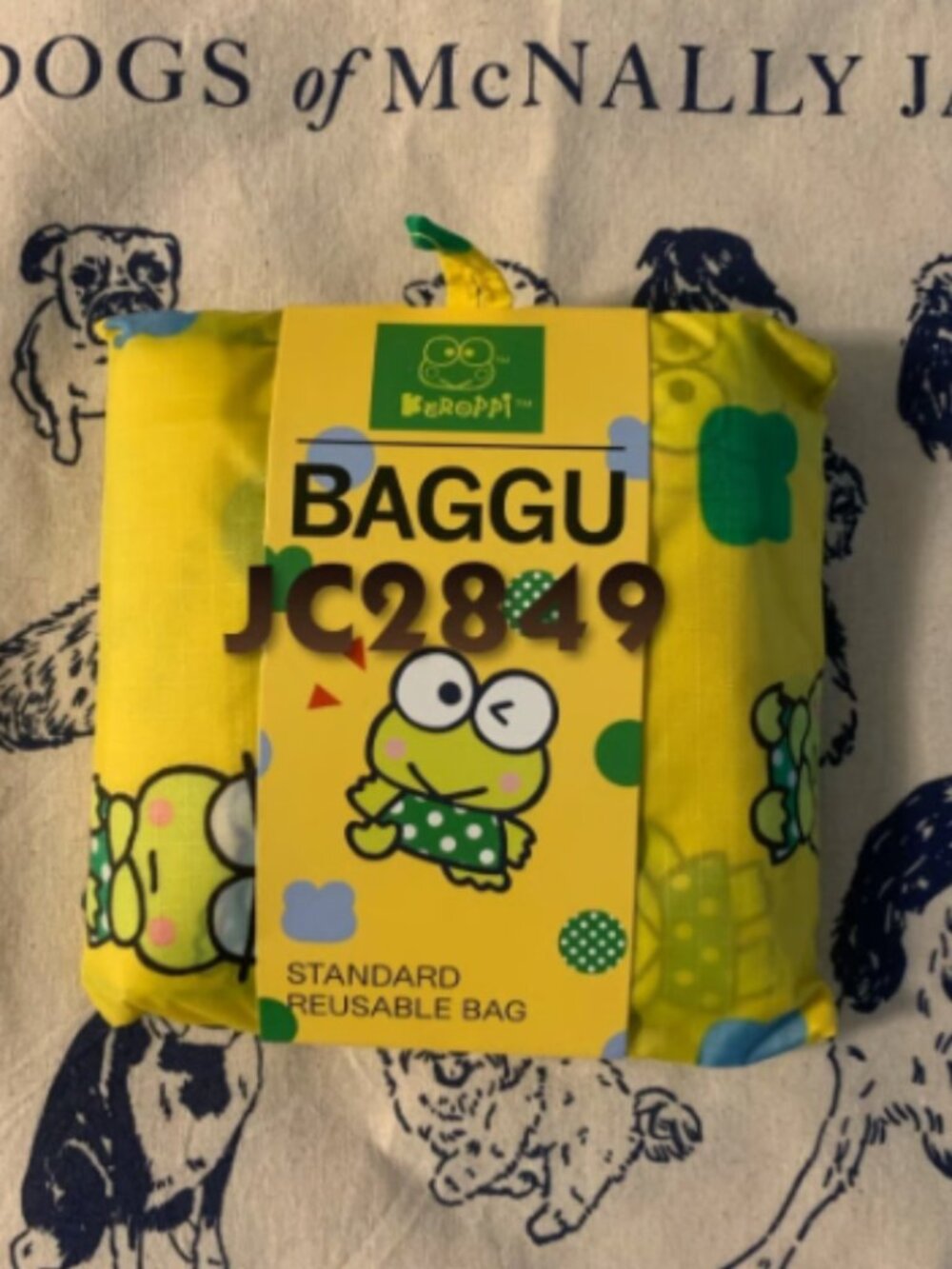 NWT BAGGU Keroppi Standard Reusable Bag